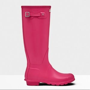 Bright Pink Hunter Boots
